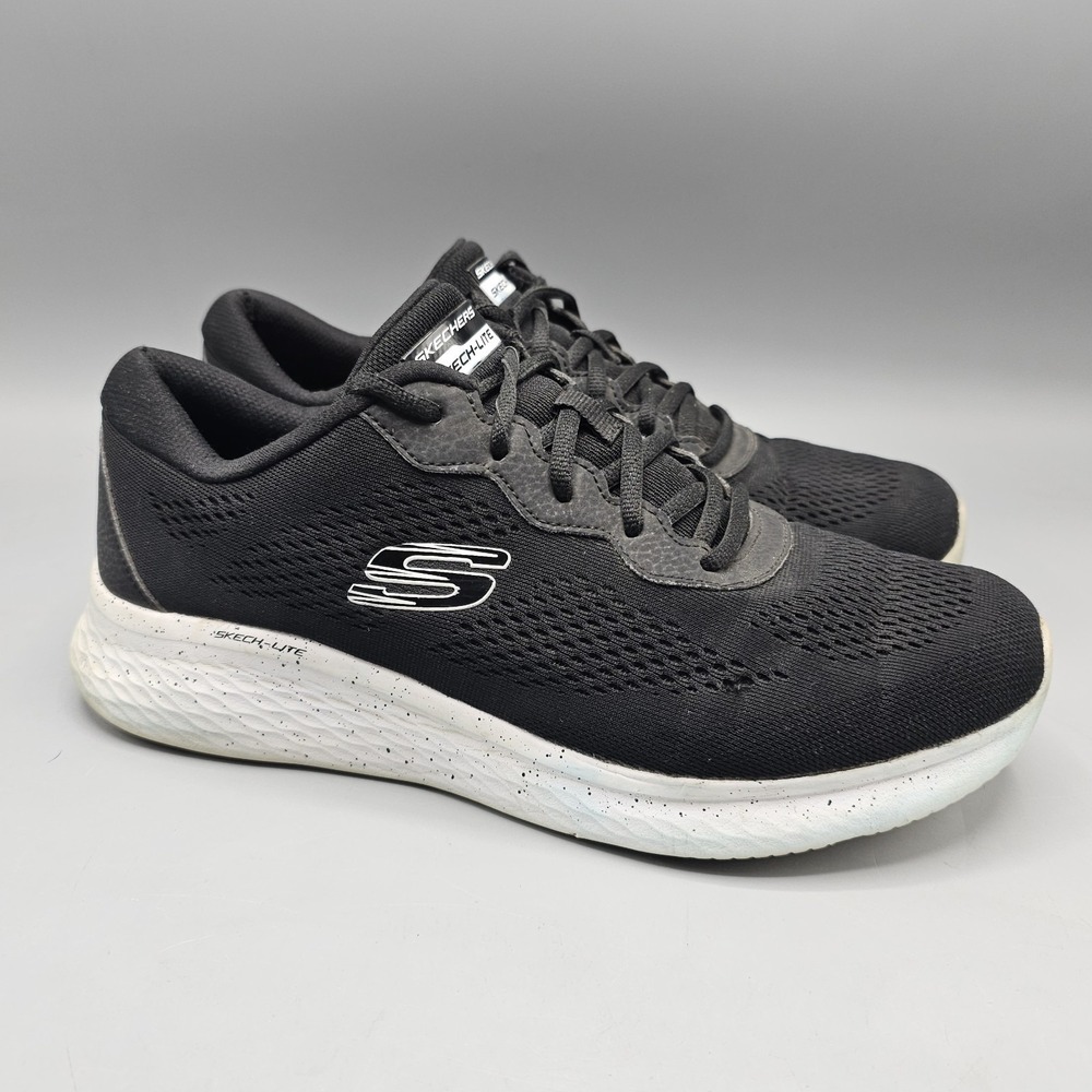 Skechers Skech-Lite Pro Perfect Time Womens 10 Black‎ White Sneakers 149990 BKW